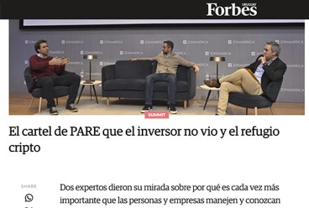 El cartel de PARE que el inversor no vio y el refugio cripto