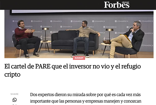 El cartel de PARE que el inversor no vio y el refugio cripto