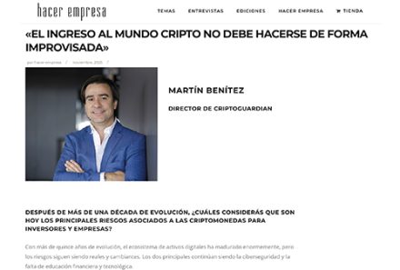 El ingreso al mundo cripto no debe hacerse de forma improvisada