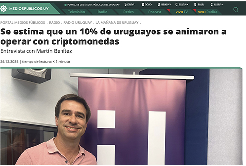 Se estima que un 10% de uruguayos se animaron a operar con criptomonedas
